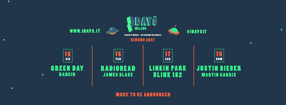 Cartel hasta el momento del I-Days Festival 2017