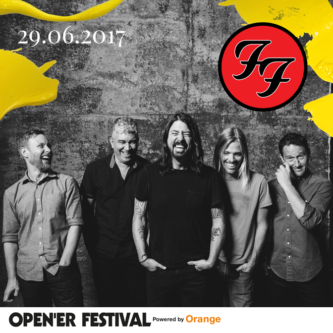 Foo Fighters, segundo cabeza del Open'er 2017