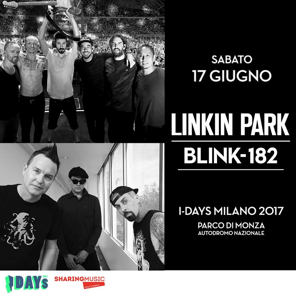 Linkin Park y Blink-182, al I-Days Festival 2017