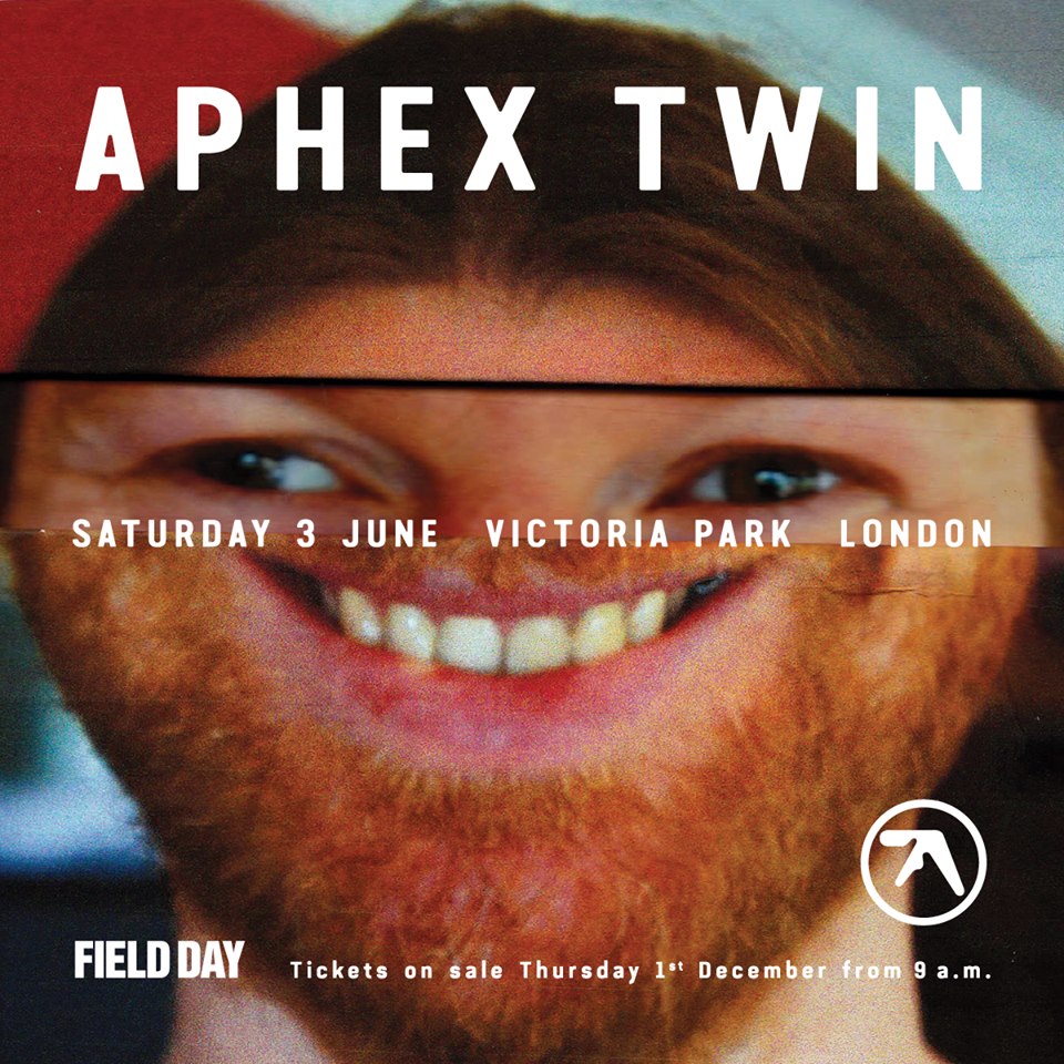 Aphex Twin, primer nombre del Field Day 2017