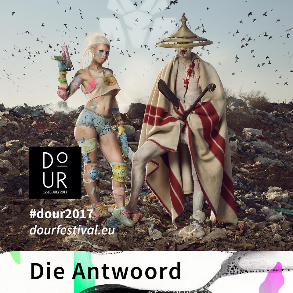 Die Antwoord, primer nombre del Dour Festival 2017
