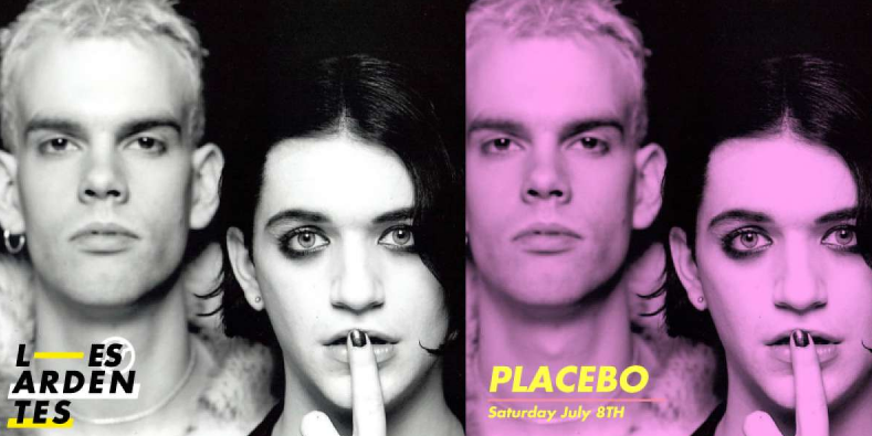 Placebo, primer nombre y cabeza de Les Ardentes 2017