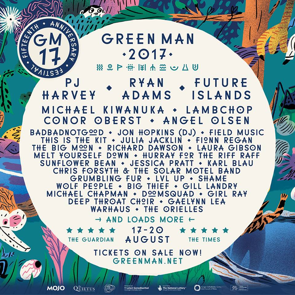 Primeras confirmaciones del Green Man 2017