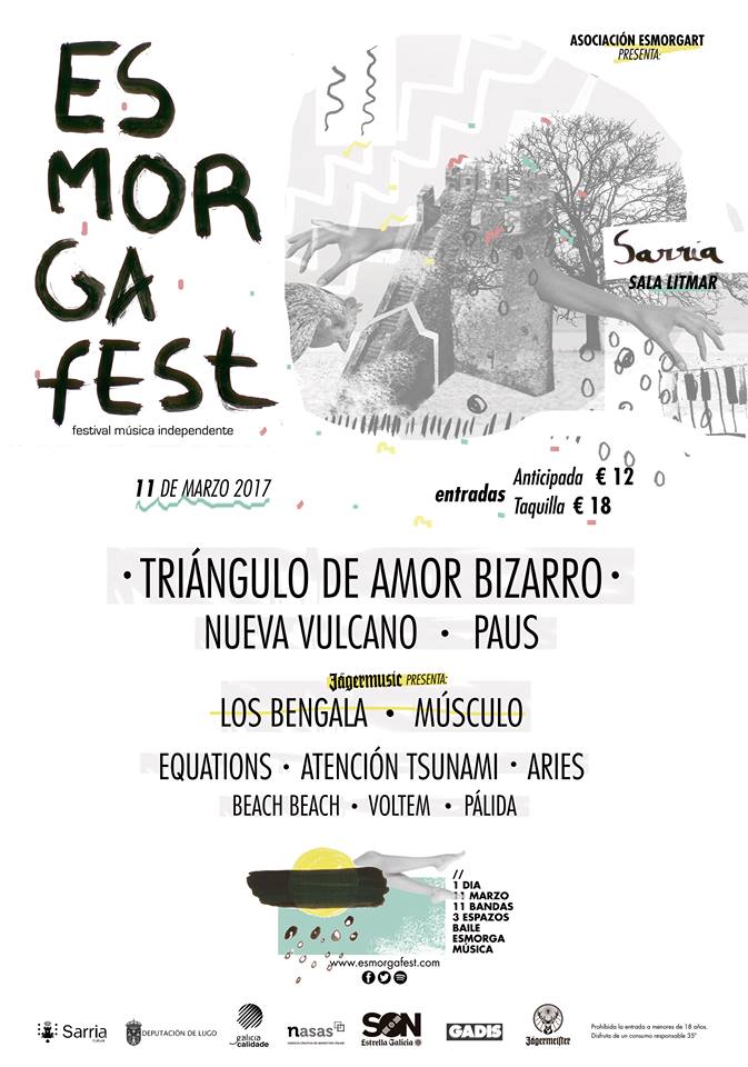 Cartel final del Esmorga Fest 2017