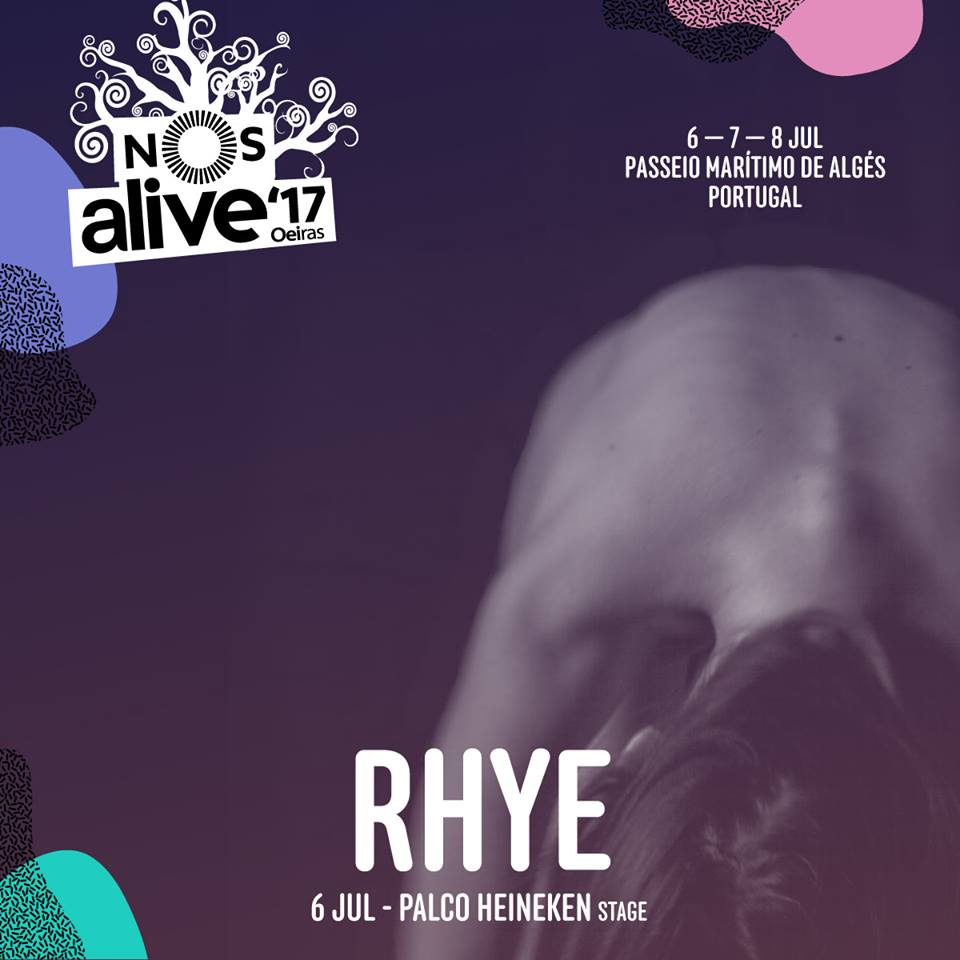 Rhye, nuevo nombre para el NOS Alive 2017