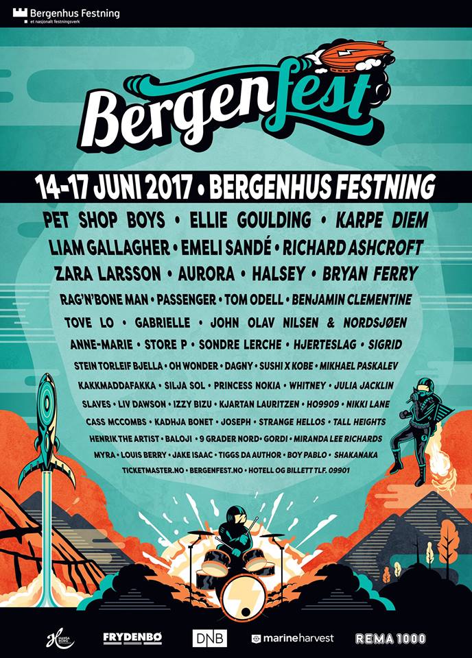Cartel completo del Bergenfest 2017