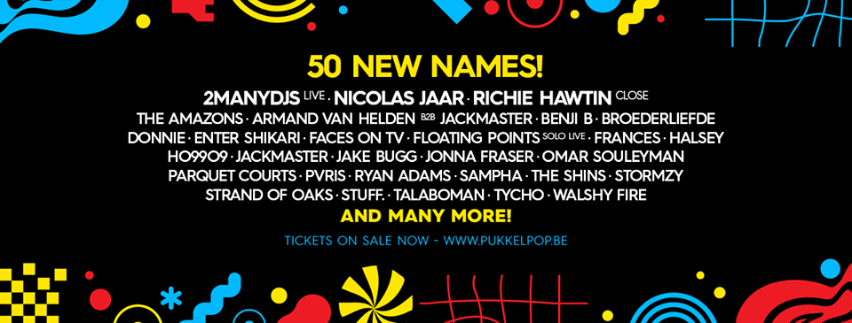 Más de 50 nombres nuevos para el Pukkelpop 2017