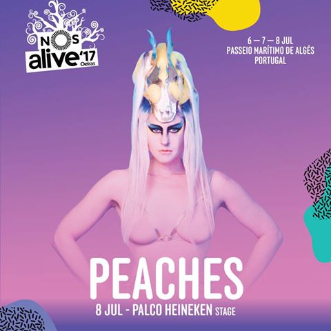 Peaches, nuevo nombre para el NOS Alive 2017