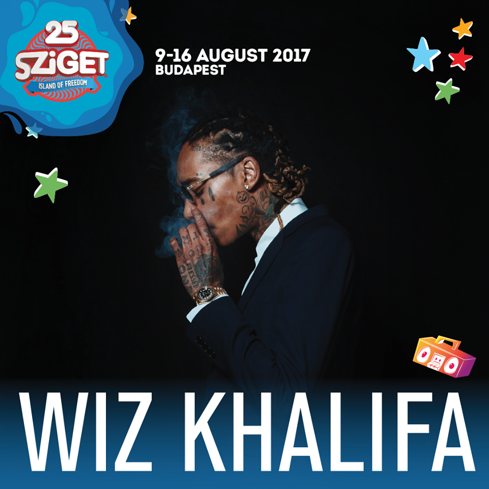 Wiz Khalifa, confirmado para el Sziget 2017