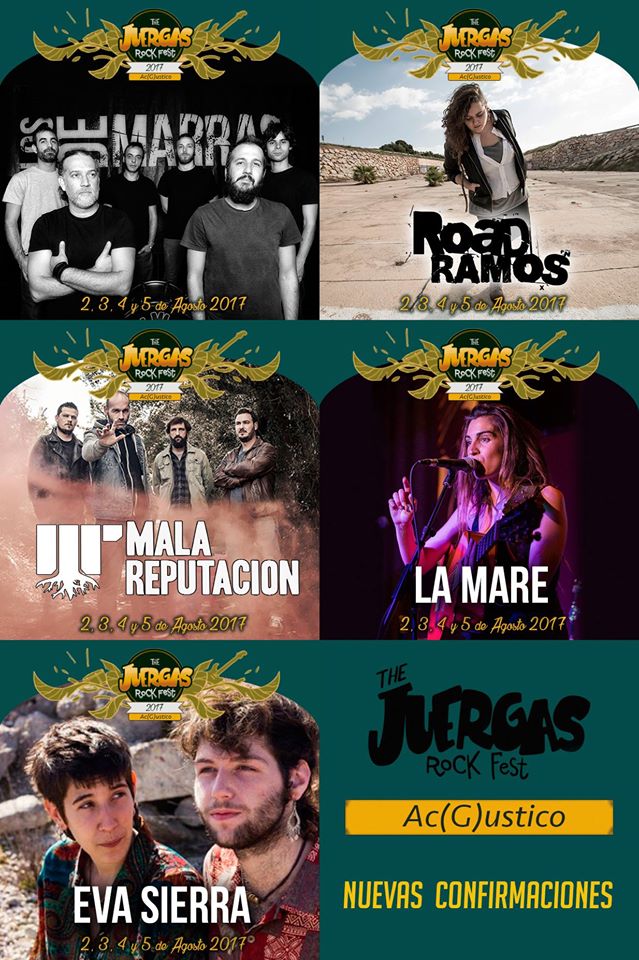 Nuevas confirmaciones del Juergas Rock Fest 2017