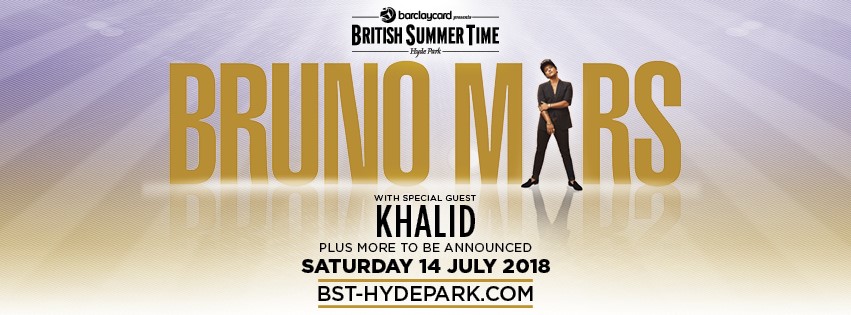 Bruno Mars y Khalid, al British Summer Time 2018