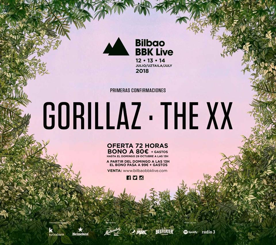 Gorillaz y The xx, al BBK Live 2018