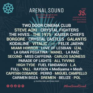 Cartel Arenal Sound 2016