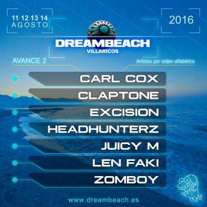 Segundo avance de cartel del Dreambeach