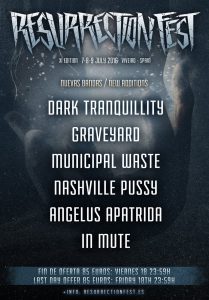Confirmaciones del Resurrection Fest 2016