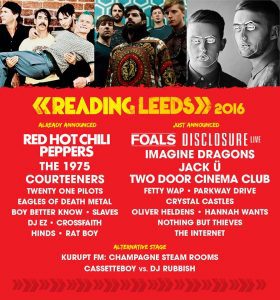 Nuevas confirmaciones del Reading & Leeds 2016