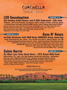 Cartel del Coachella 2016