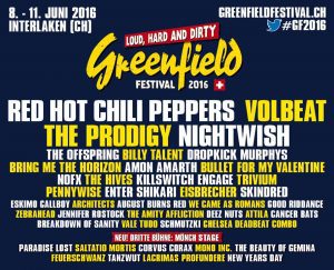 Cartel del Greenfield 2016 hasta el momento