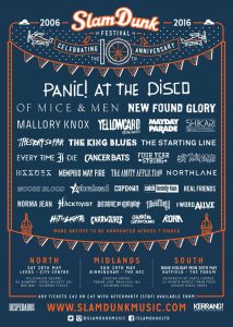 Cartel hasta el momento del Slam Dunk 2016