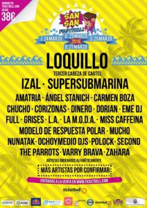 Loquillo, tercer cabeza de cartel del Sansan 2016