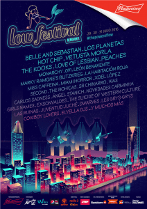 Cartel hasta el momento del Low Festival 2016