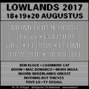 Primeros nombres del Lowlands 2017