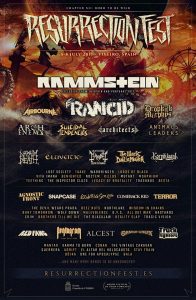 Cartel hasta el momento del Resurrection Fest 2017