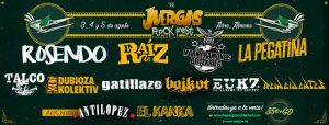 Cartel hasta el momento del Juergas Rock Fest 2017
