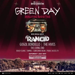 Cartel del sábado 1 de julio British Summer Time 2017