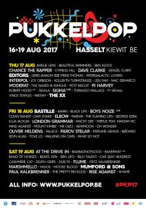 Primeras confirmaciones del Pukkelpop 2017