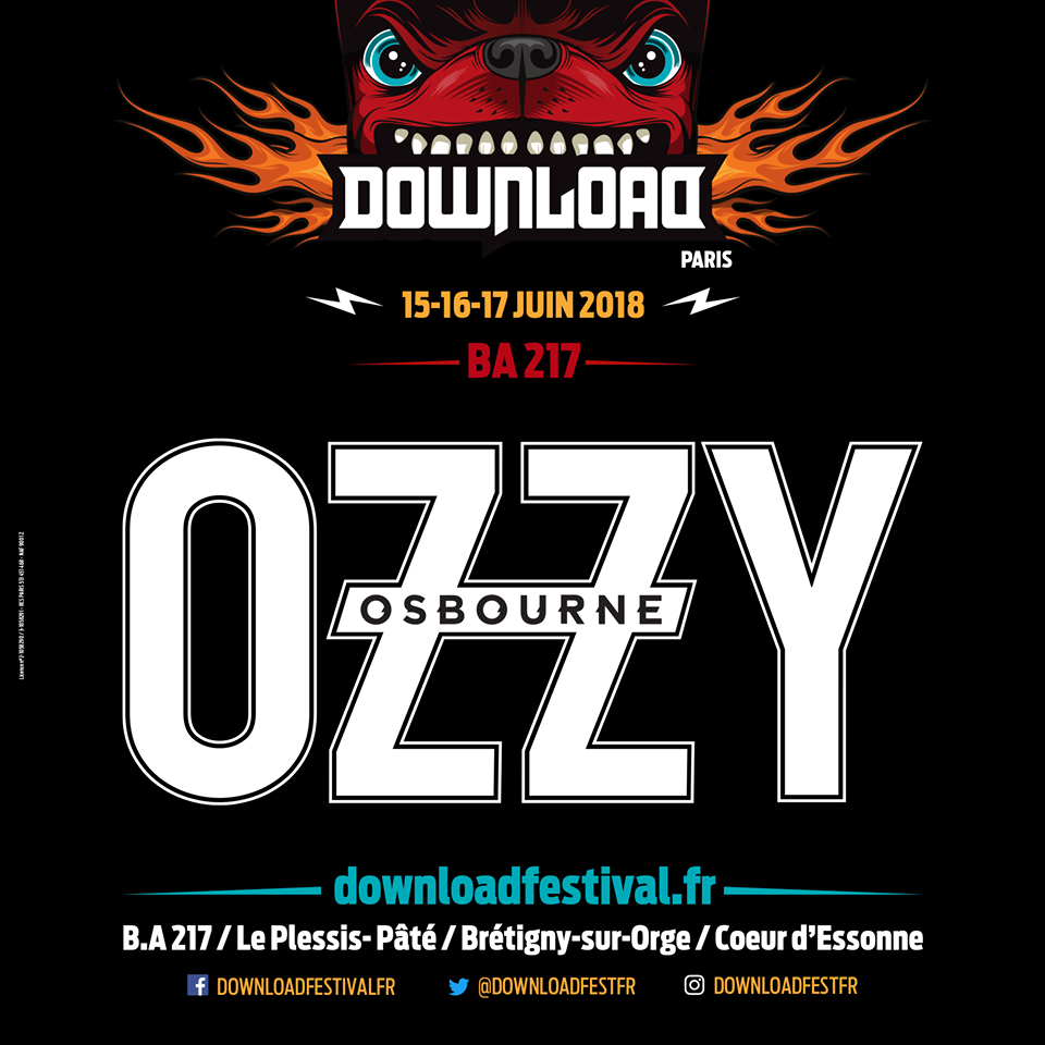 Ozzy Osbourne, al Download Festival París 2018