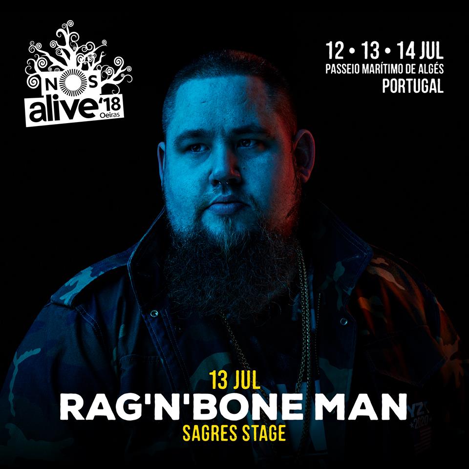 Rag'n'Bone Man, al NOS Alive 2018