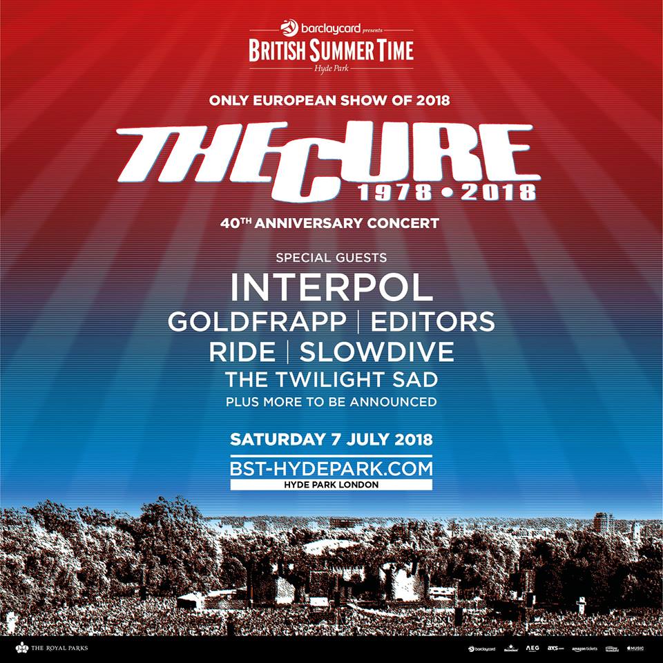 The Cure, al British Summer Time 2018