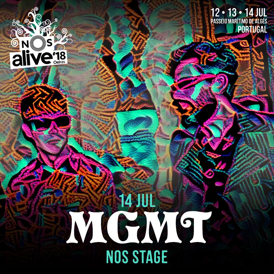 MGMT, al NOS Alive 2018