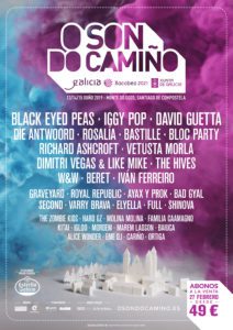 Cartel completo de O Son do Camiño 2019
