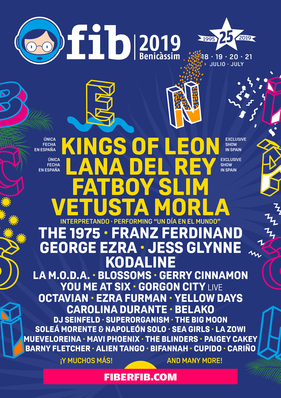 Cartel hasta el momento del FIB 2019