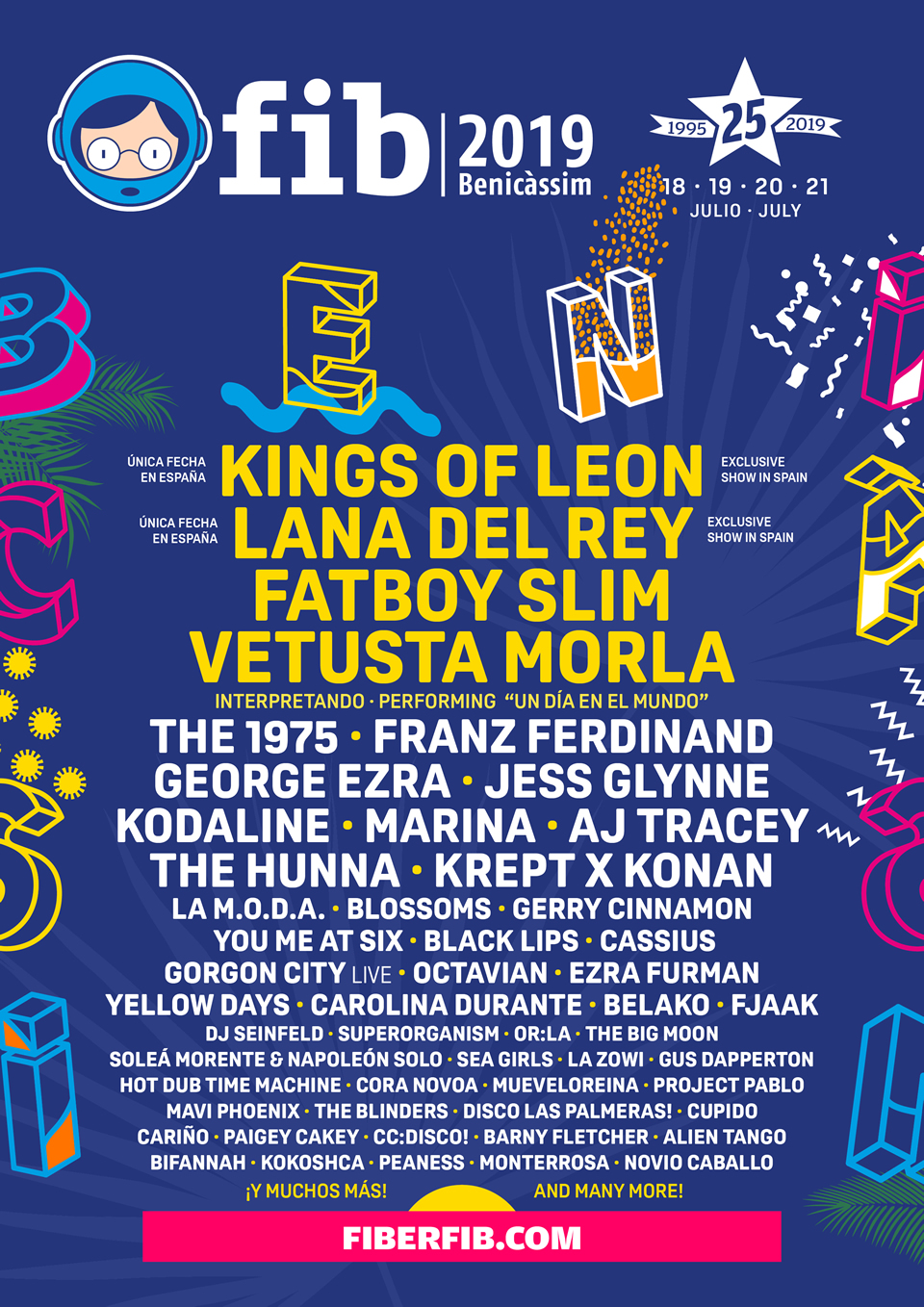 Cartel hasta el momento del FIB 2019