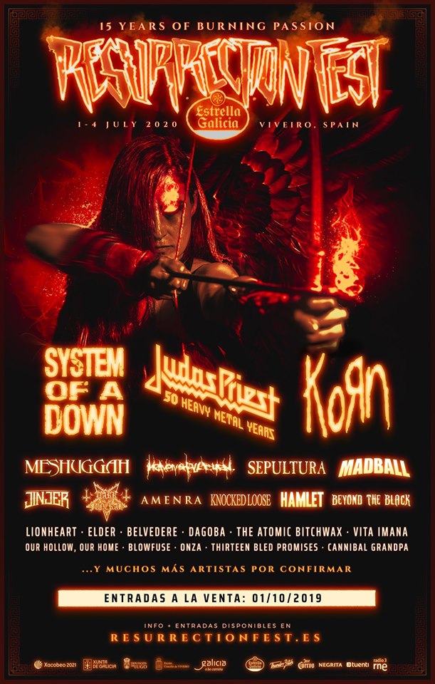 Primeras confirmaciones del Resurrection Fest 2020