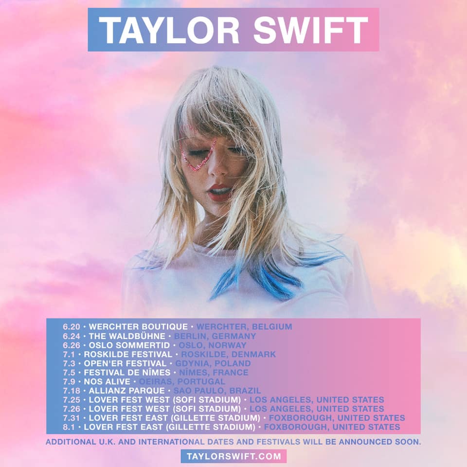 Taylor Swift, tour 2020