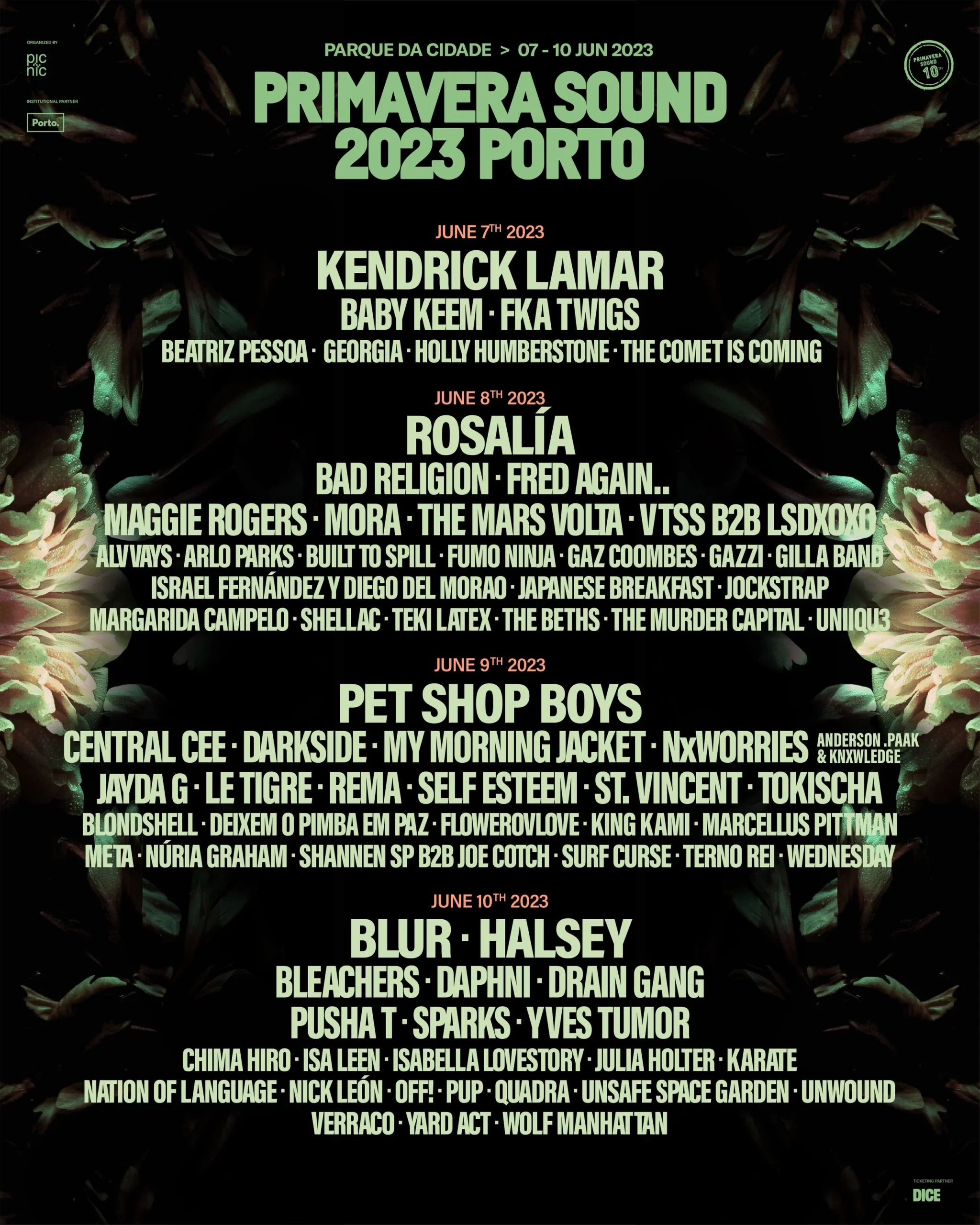 Cartel del Primavera Sound Porto 2023