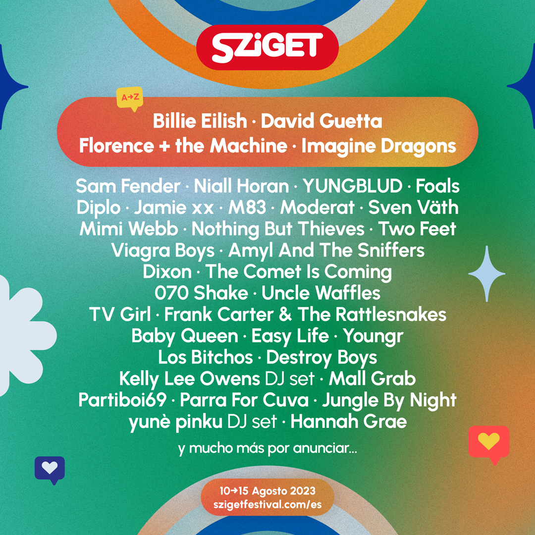 Primeros nombres del Sziget 2023