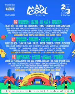 Cartel completo del Mad Cool 2023