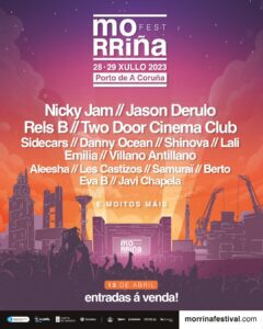 Cartel hasta el momento del Morriña Festival 2023
