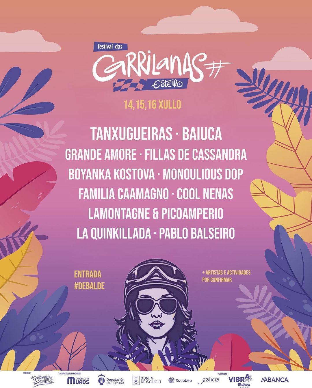 Cartel hasta el momento del Festival das Carrilanas Esteiro 2023
