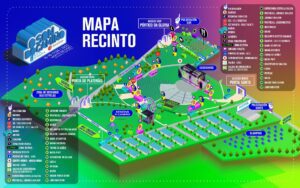 Mapa del Recinto de O Son do Camiño 2023