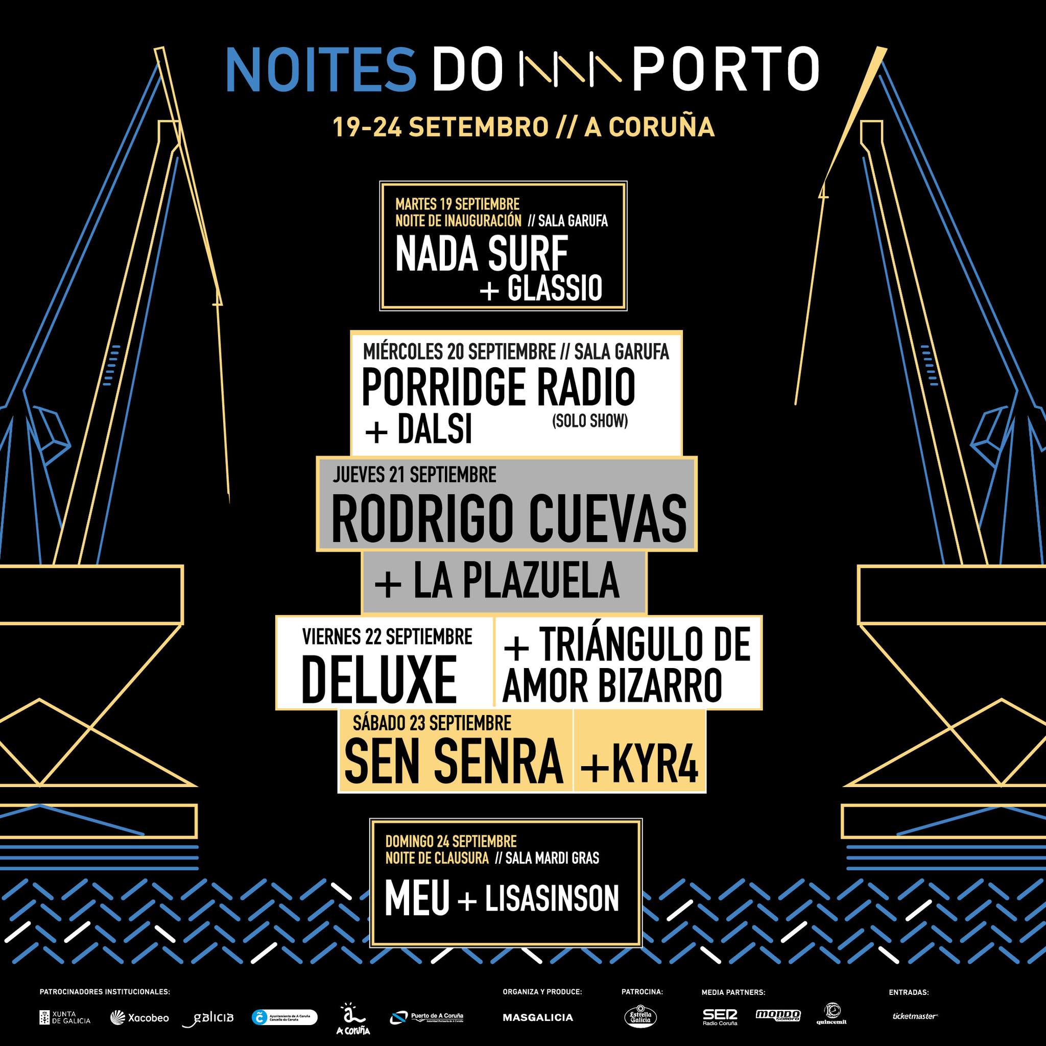 Cartel completo del Noites do Porto 2023