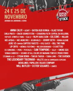 Cartel completo del Super Bock em Stock 2023