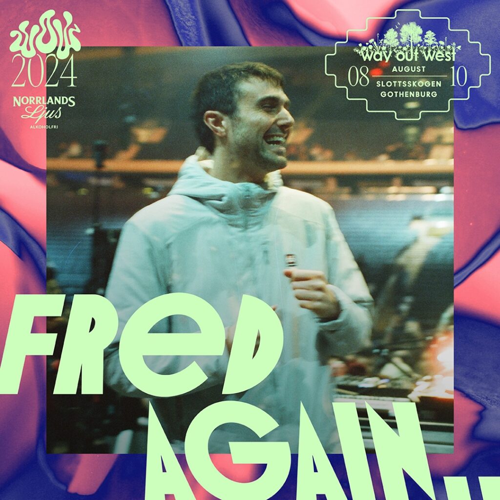 Fred Again.., primer cabeza del Way Out West 2024 festis