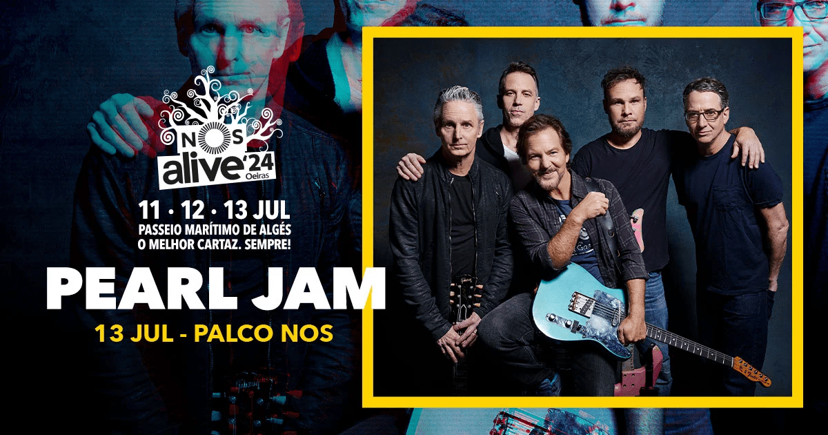 Pearl Jam, al NOS Alive 2024