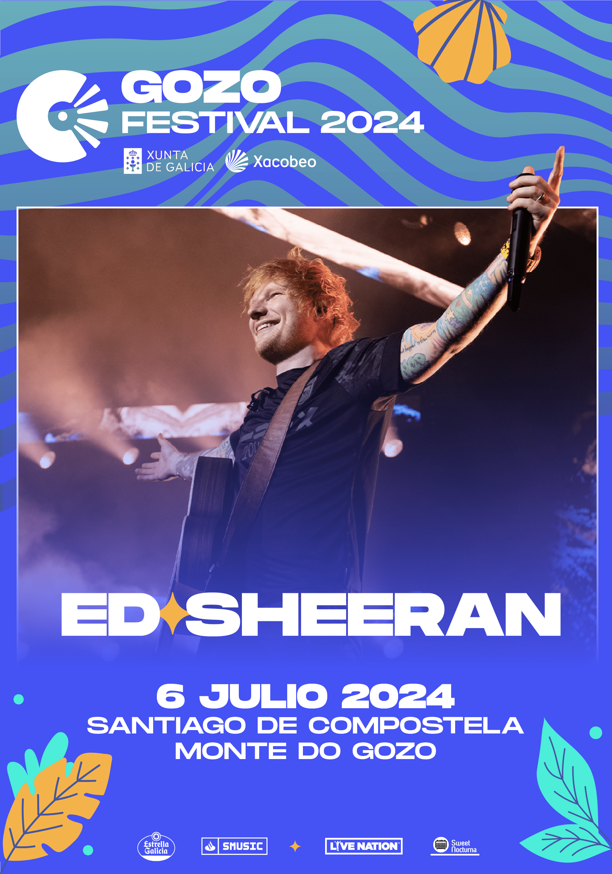 Ed Sheeran, a O Gozo Festival 2024